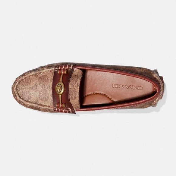 $98 *NEW* COACH Crosby Turnlock Driver In Signat - Picture 12 of 12